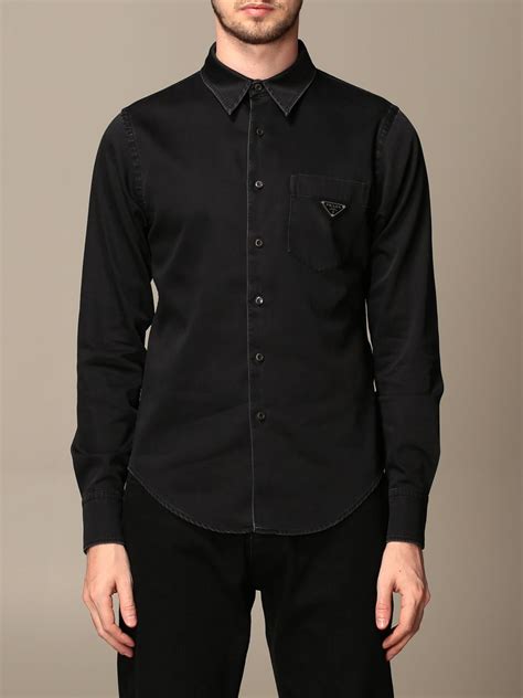 prada button up shirt mens|Prada shirts for men.